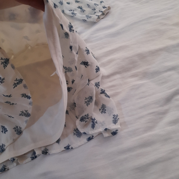 ● Wonder Nation | Girl Short Sleeve Chiffon Peasant Drees - Picture 4 of 14